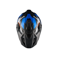 Адвенчър каска NEXX Y.TRAVL PRIMAL BLUE NEON MATT