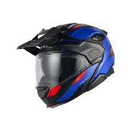 Adventure helmet NEXX X.LIFECOUNTRY TERRA BLUE/RED MT
