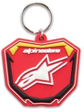 ALPINESTARS FOB PLATE RED/YELLOW/BLACK Keychain