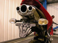 Βάση πινακίδας κυκλοφορίας R&G RACING Triumph Daytona 675 06-12 / R 11-12