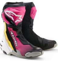 Μπότες ALPINESTARS SUPERTECH R V2 Μαύρο/Ροζ/Λευκό/Κίτρινο