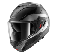 Modular helmet SHARK OXO MEKARIUM MAT BLACK/GREY