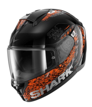 Helmet SHARK RIDILL 2 SPEED-VIB MAT BLACK/ORANGE