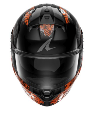 Helmet SHARK RIDILL 2 SPEED-VIB MAT BLACK/ORANGE