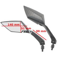 Огледала за мотор A-PRO SR4810 CARBON