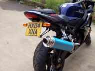 Suport plăcuță de înmatriculare R&G RACING pentru Suzuki GSXR600/750 04-05