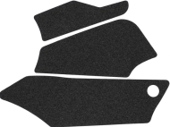 Τακάκια πρόσφυσης ρεζερβουάρ R&G RACING (Σετ 6 τεμαχίων) - Μαύρο CFMOTO 800MT 22 / Sport / Touring / Explore '22-24