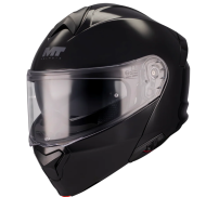 Flip-up helmet MT GENESIS PURE A1 BLACK GLOSS
