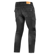 Motorcycle jeans SECA SQUARE II SHORT WASHED BLACK