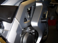 Προστατευτικά R&G RACING Classic Cruise Protectors (βάση περιστροφής ψαλιδιού) Μαύρα Suzuki SV650 Full Faired 03-12