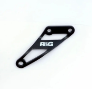 R&G RACING Βάση εξάτμισης μαύρη BMW F750 18-22 / 850GS 18-21
