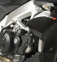 Προστατευτικά πρόσκρουσης R&G RACING Aero Μαύρα Aprilia Tuono V4 11-13 / R 15-16