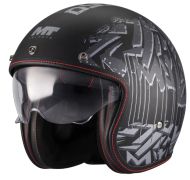 Scooter helmet MT LE MANS 2 S SV DYSTOPIC B12 MATT