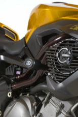 Προστατευτικά πρόσκρουσης R&G RACING Aero Μαύρα Benelli TNT 1130 04-16 / Cafe Racer 05-08