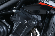Προστατευτικά πρόσκρουσης R&G RACING Aero Μαύρα Triumph Street Triple 765 17-25 / 660 17-21