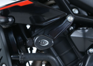 Προστατευτικά πρόσκρουσης R&G RACING Aero Μαύρα Triumph Street Triple 765 17-25 / 660 17-21