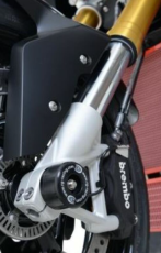 Προστατευτικά μπουζί για άξονα R&G RACING μαύρο πιρούνι BMW S1000XR 15-19