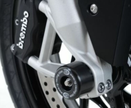 Προστατευτικά μπουζί για άξονα R&G RACING μαύρο πιρούνι BMW S1000XR 15-19