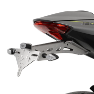 Suport plăcuță de înmatriculare R&G RACING - Argintiu Triumph Speed Triple 1200 RS 21-24