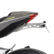 Suport plăcuță de înmatriculare R&G RACING - Argintiu Triumph Speed Triple 1200 RS 21-24