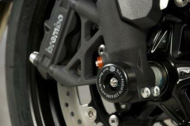 Προστατευτικά πιρουνιού R&G RACING σε μαύρο χρώμα Triumph Speed Triple 1050 11-16 / R 11-17 / S 16-20