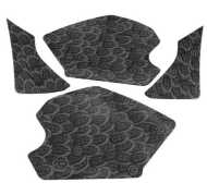 Protecție Rezervor R&G RACING Grip Rezervor Tracțiune Set 4 Piese - Negru Suzuki GSX-R 1000 17-21