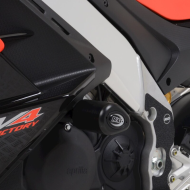Προστατευτικά R&G RACING Aero από συγκρούσεις - Μαύρα Aprilia RSV4 1100 Factory 21-24