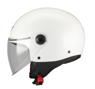 SCOOTER HELMET MT STREET S PURE A0 WHITE GLOSS