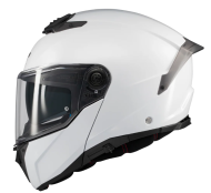 Flip-up helmet MT ATOM 2 SV PURE A0 WHITE GLOSS