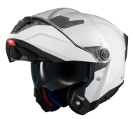 Flip-up helmet MT ATOM 2 SV PURE A0 WHITE GLOSS