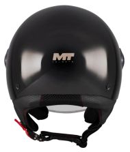 SCOOTER HELMET MT STREET S PURE A1 BLACK GLOSS