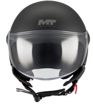 SCOOTER HELMET MT STREET S PURE A1 BLACK MATT