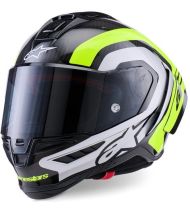 Каска ALPINESTARS Supertech R10 Arius Black/Silver/ Fluo Yellow