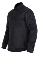 Tricou motociclist JOHN DOE AERO MESH NEGRU