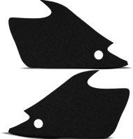 Tampoane de tracțiune pentru rezervor R&G RACING (Set 2 bucăți) - Negre Triumph Speedtriple 765 R/RS 23-24