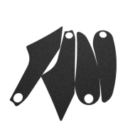 Protecție rezervor R&G RACING Set tampoane de tracțiune pentru rezervor 4 bucăți Negre Ducati Diavel V4 23-25