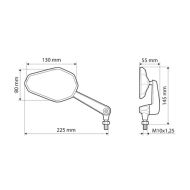 Oglinzi retrovizoare pentru motociclete - Victor