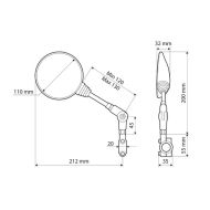 Oglinzi retrovizoare pentru motociclete - Bico+