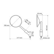 Oglinzi retrovizoare pentru motociclete - OXI