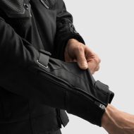 Jachetă Motocicletă Rebelhorn Borg 2 Textilă - Negru