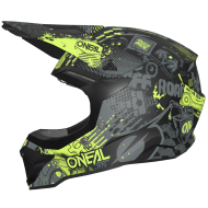 Cască pentru copii O'NEAL 1SERIES VIBRANT BLACK/NEON YELLOW V.26