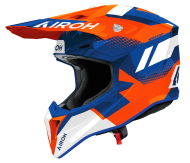 Cască motocross AIROH WRAAAP VISION PORTOCALIU/ALBASTRU LUCIOS