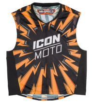 Vestă motocicletă ICON Mil-Spec 3™ PORTOCALIU
