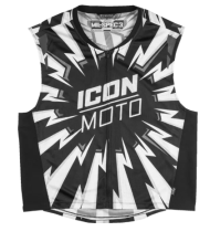 Vestă motocicletă ICON Mil-Spec 3™ ALBĂ
