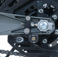 Adaptoare suport mulinete offset din bumbac R&G RACING, negre, KTM RC 390 17-21 / 125 17-21 / Duke 125 17-23