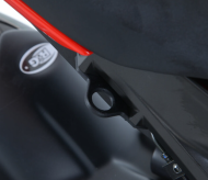 Γάντζοι πρόσδεσης R&G RACING Μαύροι γάντζοι πρόσδεσης Honda CBR 1000 RR 17-19