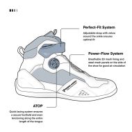 Women's motorcycle boots REBELHORN SPARK II LADY BLACK/PINK