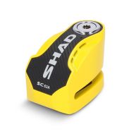 Disc lock with alarm SHAD SC62A 10mm yellow