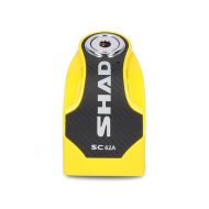 Disc lock with alarm SHAD SC62A 10mm yellow