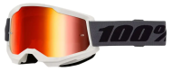 Motocross goggles 100% STRATA 2 GREY/RED MIRROR